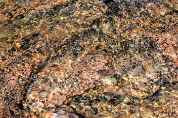 clear water over the rocks on Georgian Bay