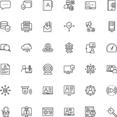 internet vector icon set such as: affiliate, employment, folder, analyst, objective, html, partnership, line, globe, gamer, ui, collection, television, app, letter, student, neon, address, e-commerce