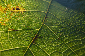 green leaf texture and background