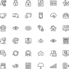 internet vector icon set such as: solution, lesson, signal, resume, bandwidth, coaching, settings, mark, blogging, dollar, test, cross, unlock, peer, traffic, lecture, cam, cloudscape, cash, teach