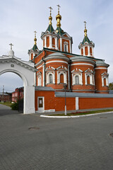 Temples in the historical part of the city of Kolomna.