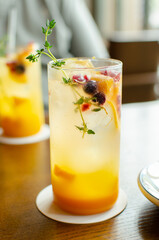 Summer Lemonades on Table