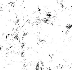 Fototapeta premium The abstract vector background in a strip, shapesing, lines, dots. Fly in different directions. Optical visual illusions - Op art. Black and white background.