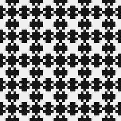 Abstract Cross Pattern Dots Logo generative computational art illustration