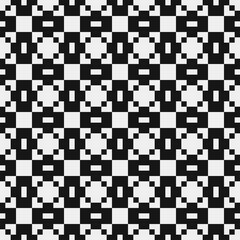 Fototapeta premium Abstract Cross Pattern Dots Logo generative computational art illustration