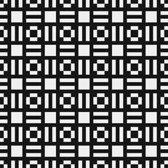 Abstract Cross Pattern Dots Logo generative computational art illustration