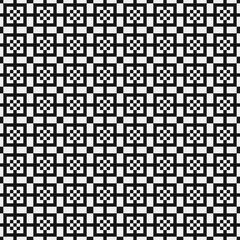 Abstract Cross Pattern Dots Logo generative computational art illustration