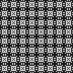 Abstract Cross Pattern Dots Logo generative computational art illustration