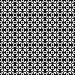 Fototapeta premium Abstract Cross Pattern Dots Logo generative computational art illustration