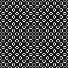 Fototapeta premium Abstract Cross Pattern Dots Logo generative computational art illustration