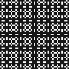 Fototapeta premium Abstract Cross Pattern Dots Logo generative computational art illustration