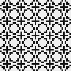 Abstract Cross Pattern Dots Logo generative computational art illustration