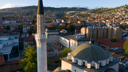 Mosque in old town Sarajevo