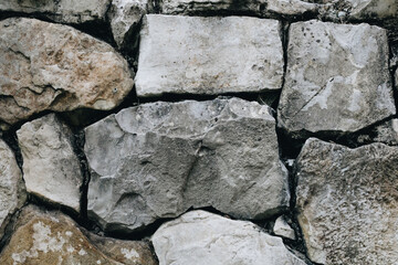 texture of an old stone wall