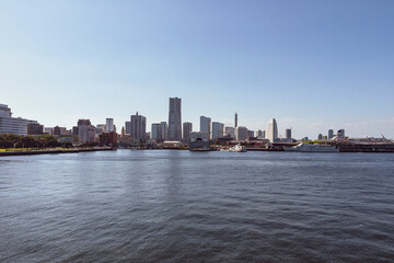 Fototapeta premium Yokohama port in Japan
