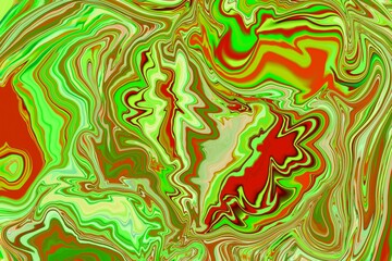 Liquid Abstract Fluid vibrant paint colors  marbeling swirls of paints 
and inks of 
Deep dark  and bright artistic colors, green, brown, red, orange, blue,  cerise,  purple
