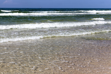 beautiful Baltic sea in August 2019