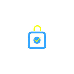 logo icon shopping vector icon