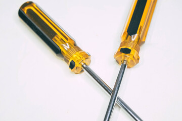 Yellow screwdrivers