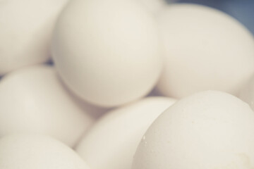 White eggs in a bowl