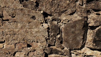sepia stone wall background surface backdrop