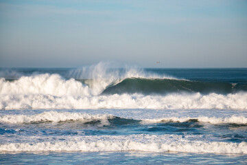 Big Waves Breaks in Northern California near San Francisco