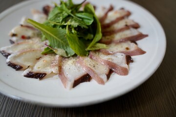 タコのカルパッチョ