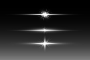 White glowing light explodes on a transparent background. Sparkling magical dust particles.