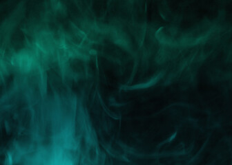 Fototapeta na wymiar Blue smoke abstract