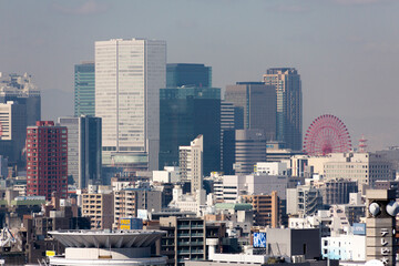 梅田の高層ビル群 © Paylessimages