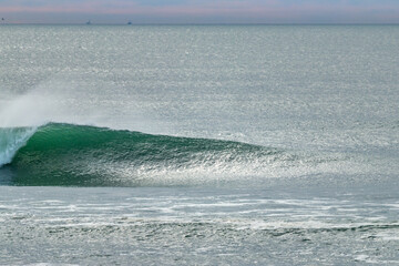 Big Waves Breaks in Northern California near San Francisco