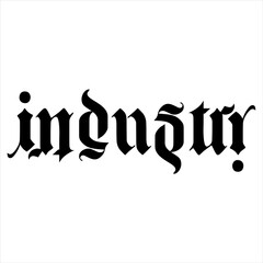 Industry Ambigram Design