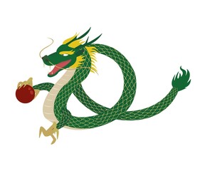 Obraz premium 十二支 辰年