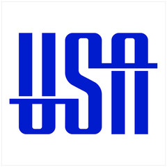 USA Ambigram Design