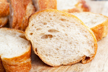 pieces of bread