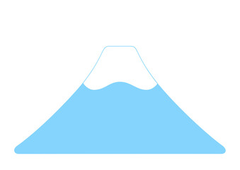シンプルな富士山