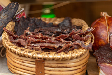 Food market in the Main Market Square over the weekend is very popular with tourists and locals.