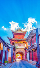 Star Arch Building, Weishan Ancient City, Dali, Yunnan, China