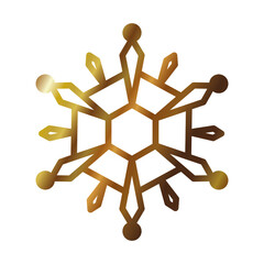 gem snowflake icon, gradient style