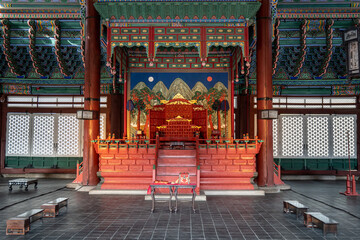 Fototapeta premium Gyeongbokgung throne hall