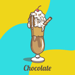 ice cream chocolate
