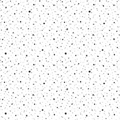 Seamless pattern. Shapeless circles and dots of different sizes.	