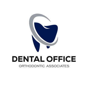Dental Clinic Logo Design Dentist Logo Tooth abstract Linear Dentist stomatology	