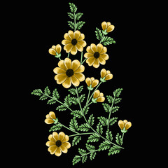 bouquet of yellow flowers