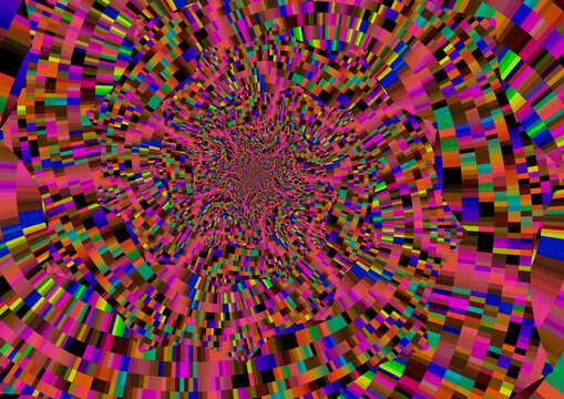 espiral pixelado