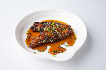 Deep Fried Mackerel with Fish Sauce