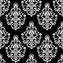 black and white seamless pattern