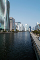 Obraz premium 高浜運河（港区）