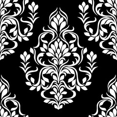 black and white seamless pattern