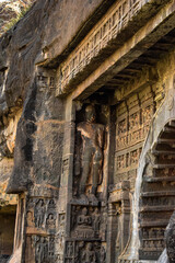 Amazing Statue carvings in Ajanta and Ellora caves